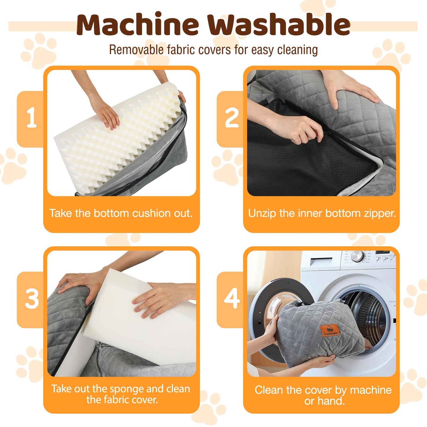 Dog Car Seat for Medium/Large Dogs up to Memory Foam Dog Booster Seat