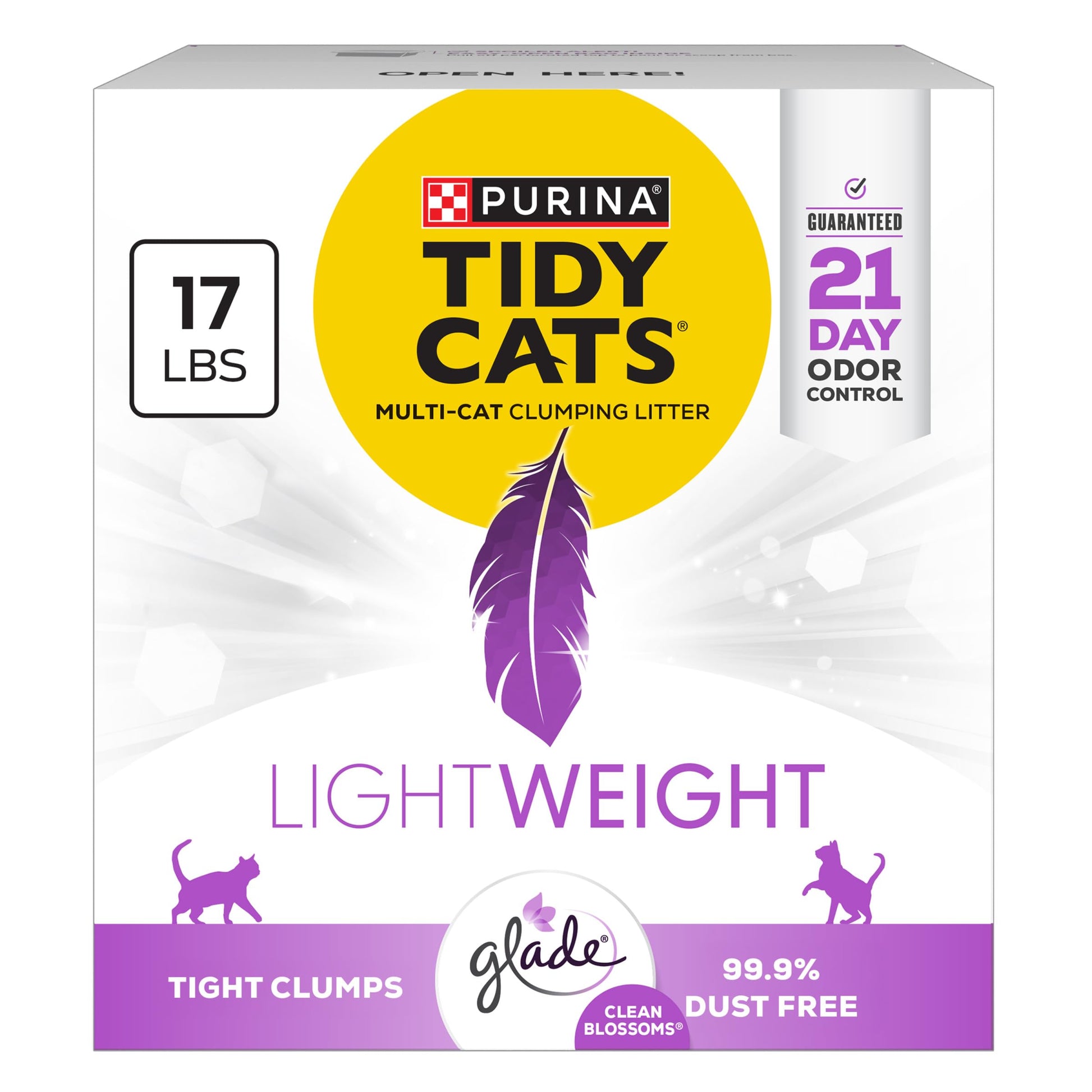 Purina Tidy Cats LightWeight With Glade Clean Blossoms Multi-Cat Box