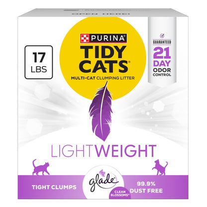Purina Tidy Cats LightWeight With Glade Clean Blossoms Multi-Cat Box