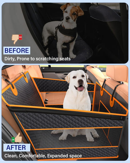 Instraella Dog Car Seat for Large Dogs, Half Back Seat Extender Seat