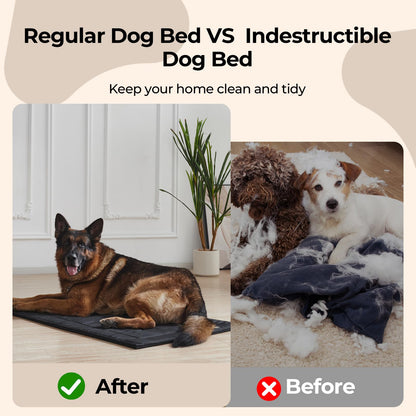 Couzssyhi Chew Proof Dog Crate Pad Indestructible Durable Dog Bed