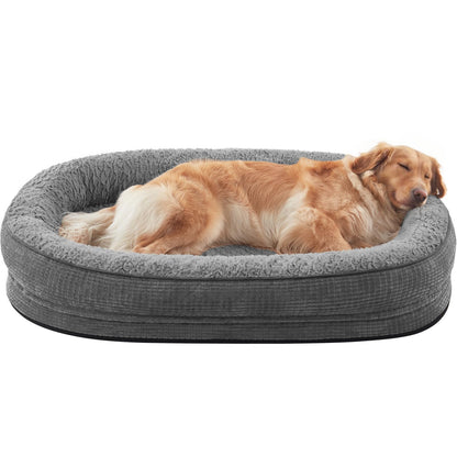 JOEJOY Orthopedic Dog Beds Large Sized Dog, XL Egg-Crate Memory Bed