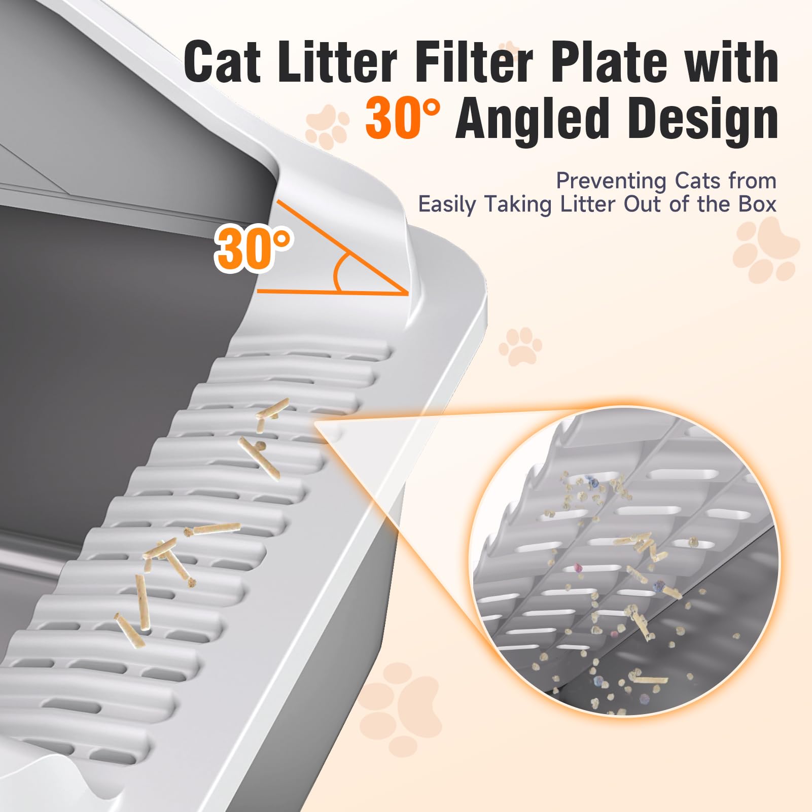 2PACK Stainless Steel Cat Litter Boxes, XL Large Metal Litter Box