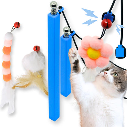 Turnipet Magnetic Catch Wand (Combo 24" 40") Cat Toy Interactive Wand