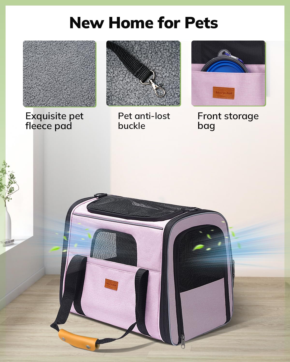 Morpilot Portable Cat Carrier Soft Cat Carrier