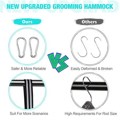 ATESON Dog Grooming Hammock Upgrade Pet Grooming Harness for Nail