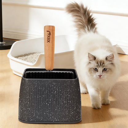 XBX Cat Litter Scoop with Holder, Heavy Duty Litter Sifter, Box