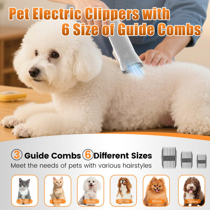 AIRROBO Dog Grooming Vacuum and Kit with Clipper Nail Trimmer Grinder