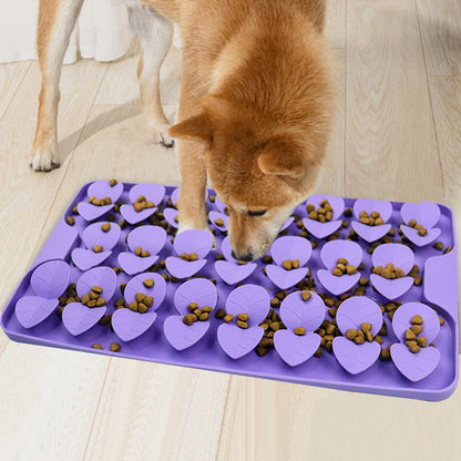 Femont Snuffle Mat for Medium Dogs,Silicone Slow Feeder Lick Mat