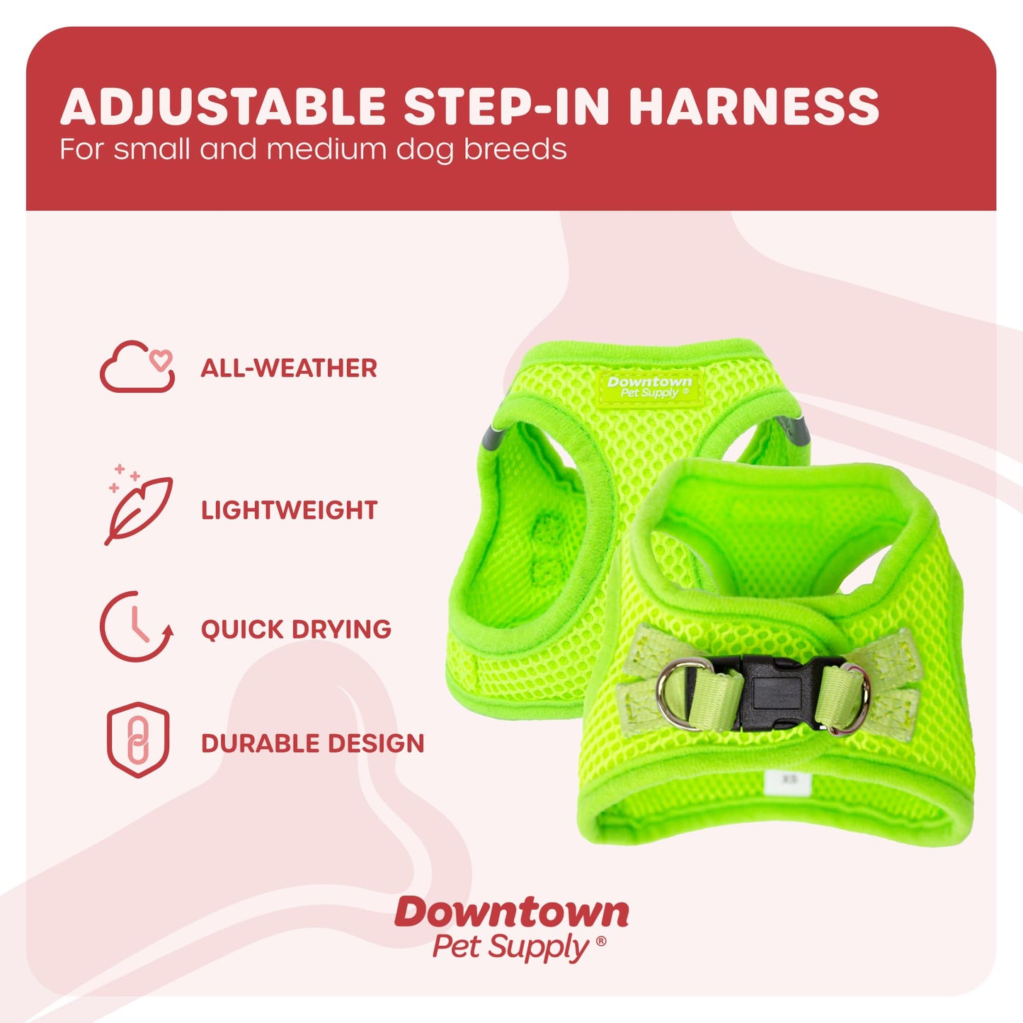 Downtown Pet Supply Step in Dog Harness, XX-Large, Atomic Harness