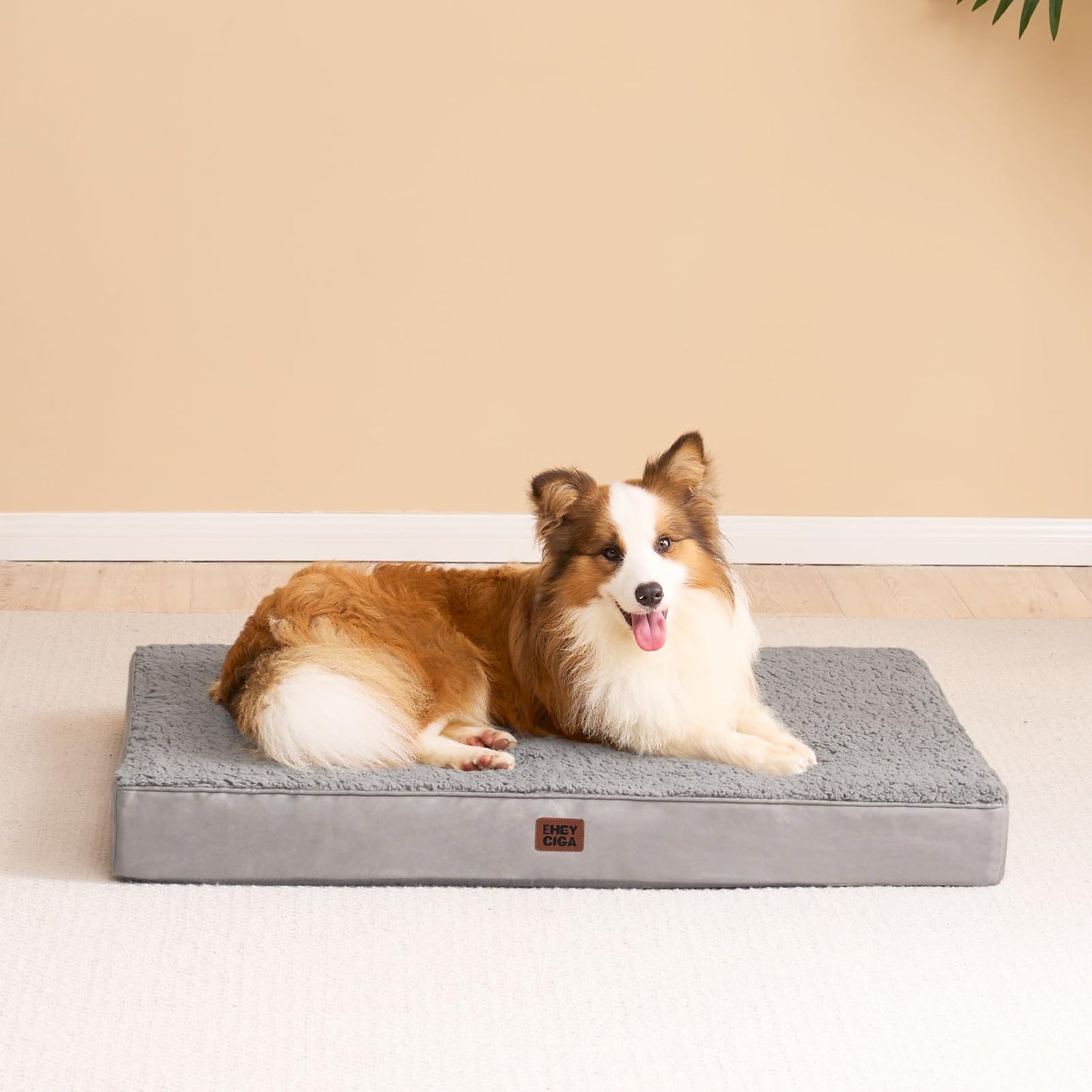 EHEYCIGA Orthopedic Foam Dog Bed, XXL, L x W x Th Bed