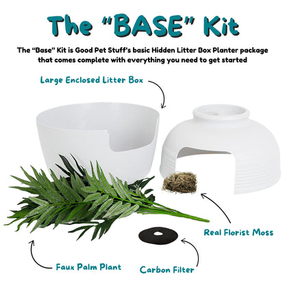 Good Pet Stuff Hidden Litter Box Planter, Decorative Cat Litter