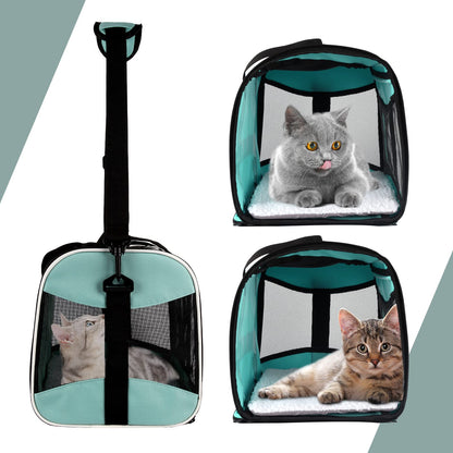 Cat Carrying Case Pet Dog Carrier Soft-Sided Cat Bag Airline Bag
