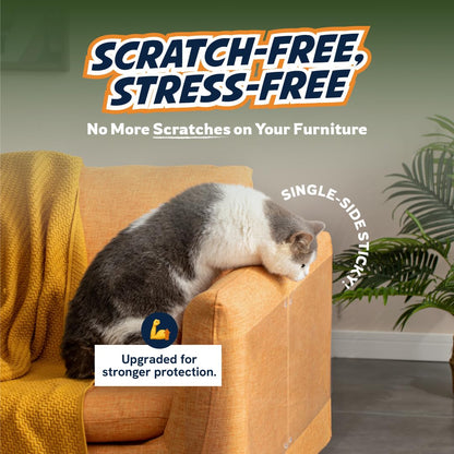 12 Pack Cat Scratch Furniture Protector Sheets Clear Couch Furniture