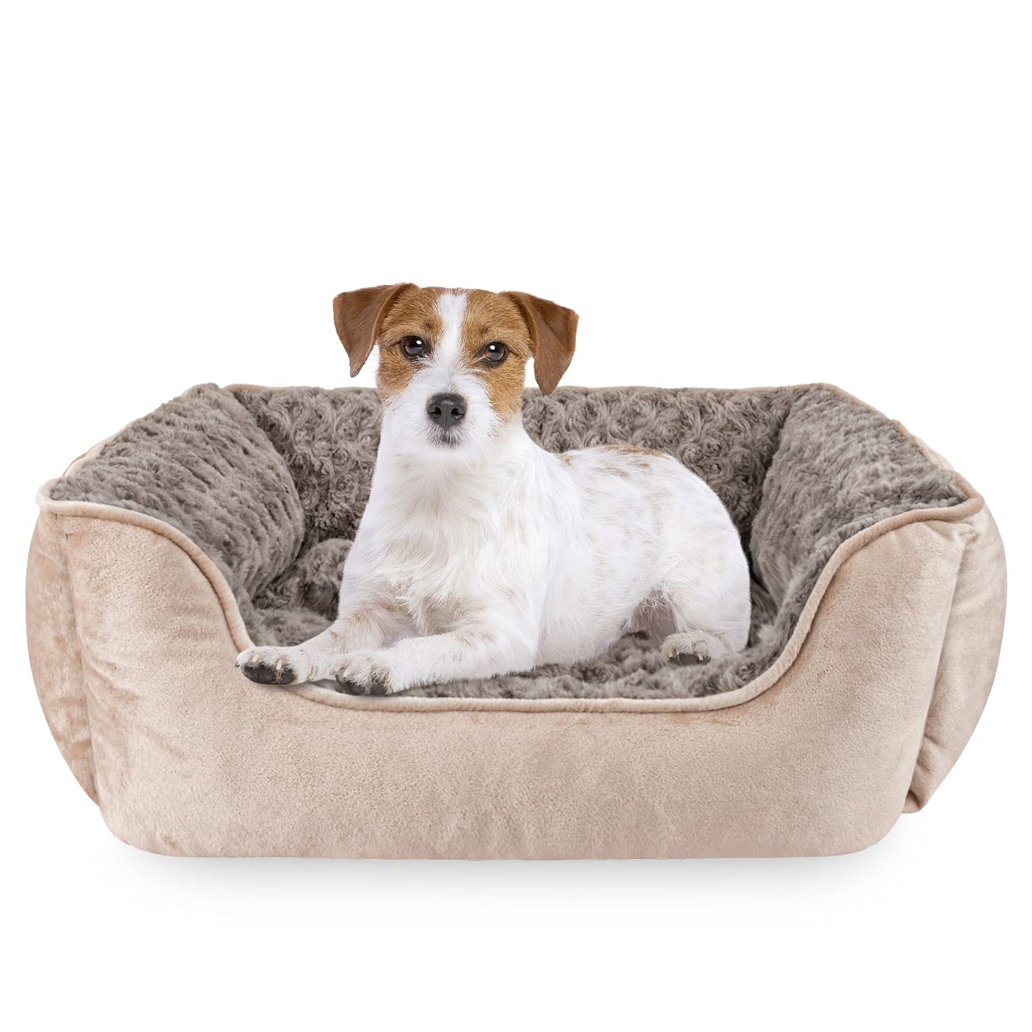 JOEJOY Rectangle Dog Bed for Large Medium Small Dogs Machine Bed