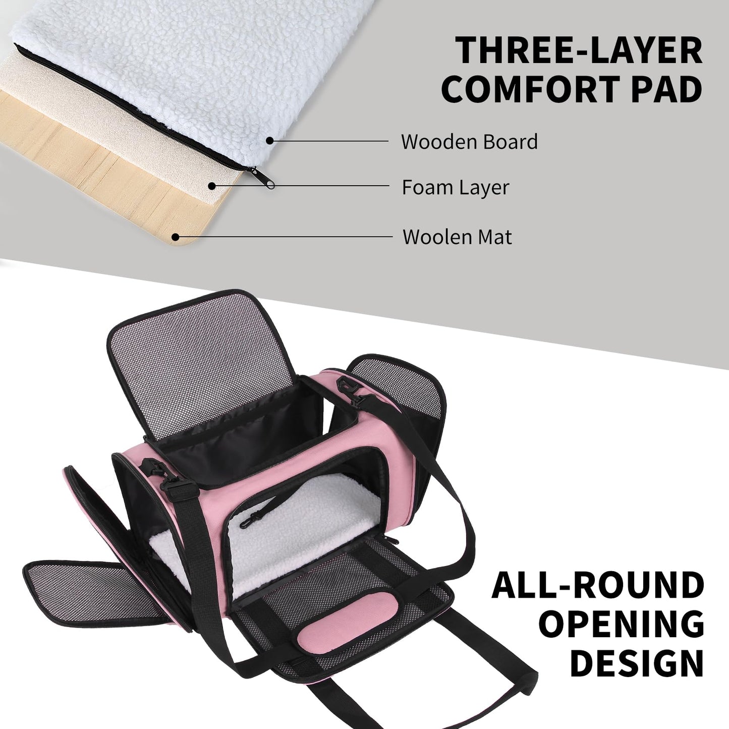 Yipincover Cat Carriers Soft-Sided,Pet Carrier