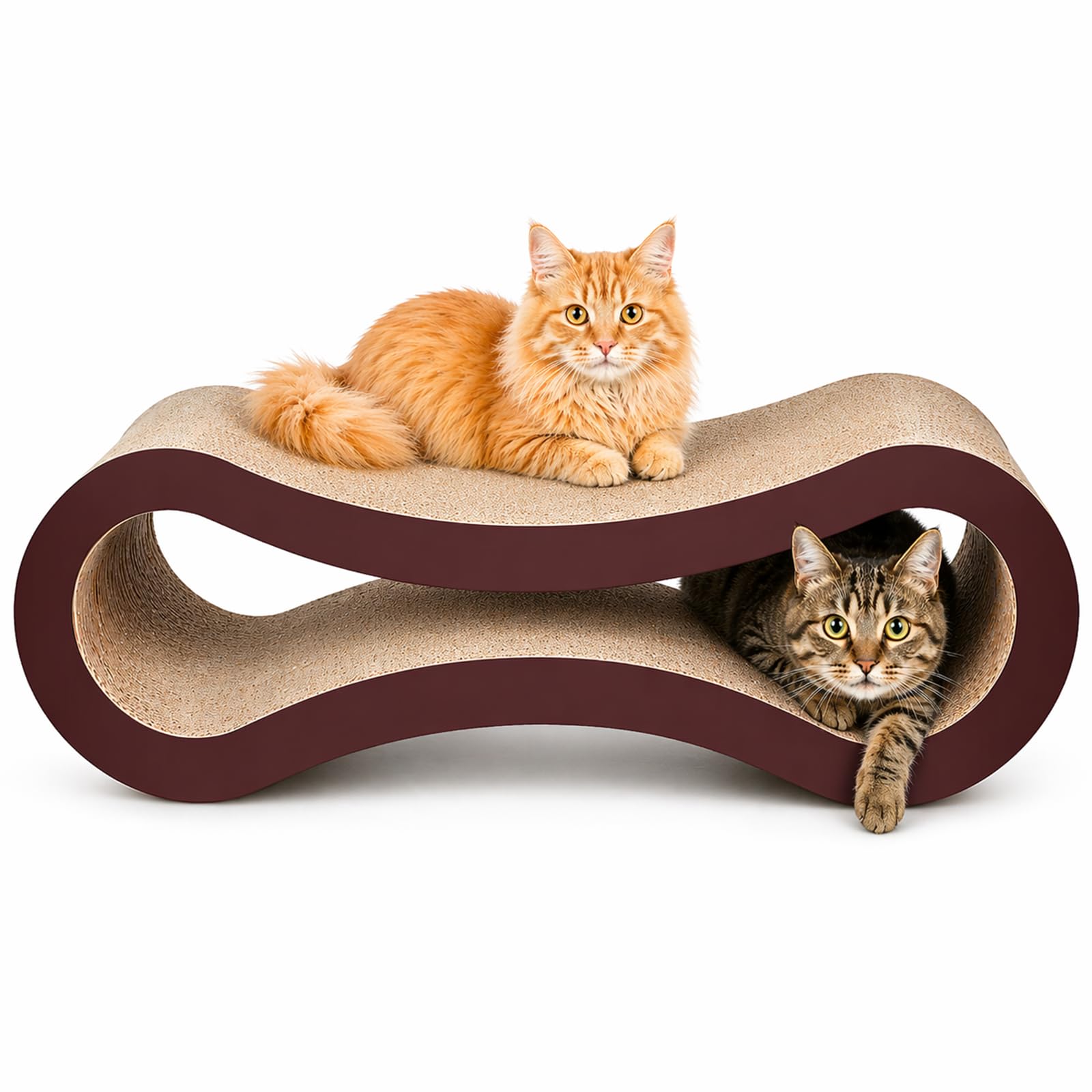FluffyDream Cat Scratcher Cardboard, Scratching Pad House Bed House