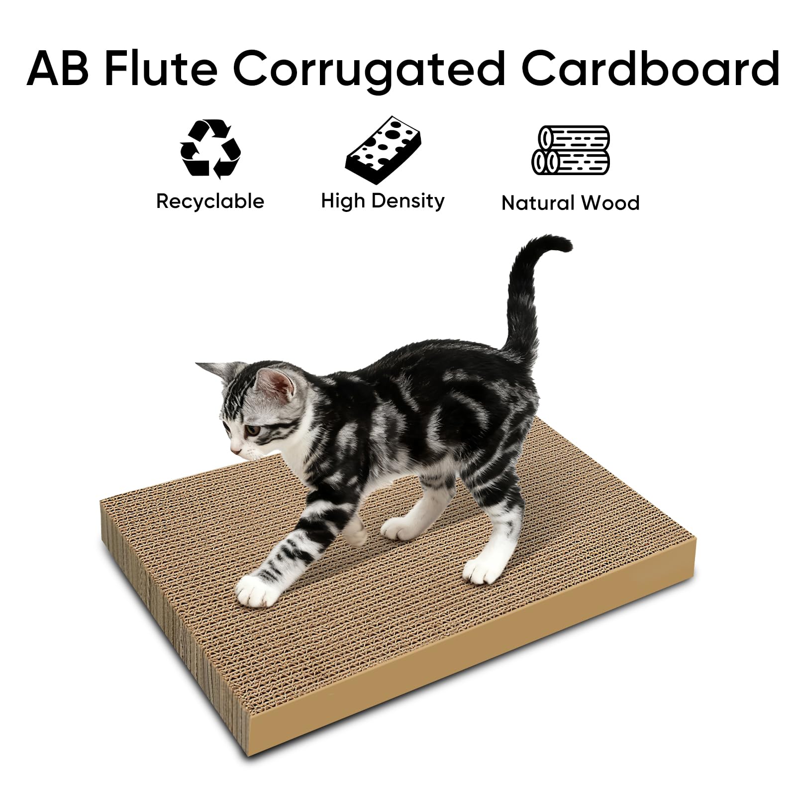 AGYM 5 Packs Cat Scratcher, 5 Packs Refill Cat Scratching Pad
