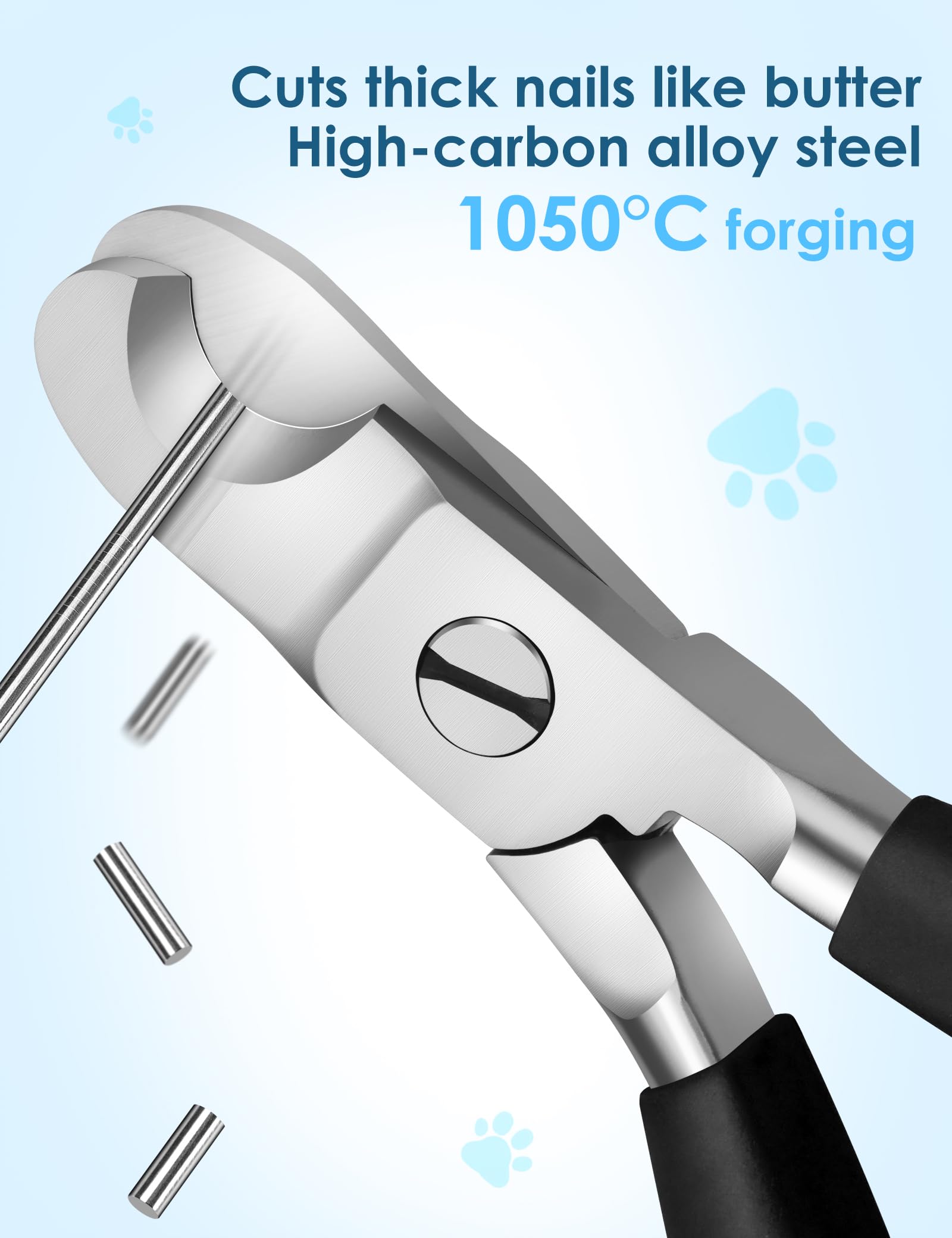 Heavy Duty Dog Nail Clippers -【Cuts Thick Nails Like Trimmer