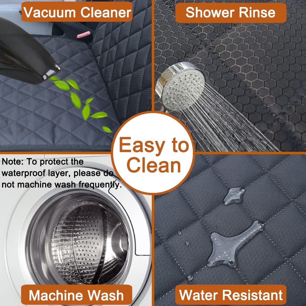 Paw Jamboree 2PCS Dog Car Front Seat Covers Scratch-Proof Pet Car Seat