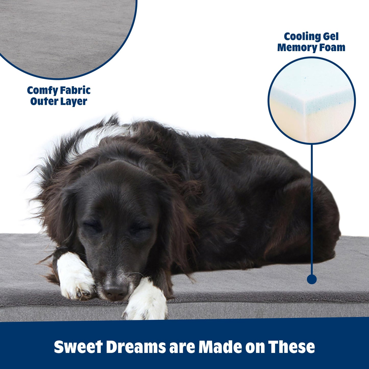 Barkbox Orthopedic Dog Bed with Memory Foam, Comfort Bed