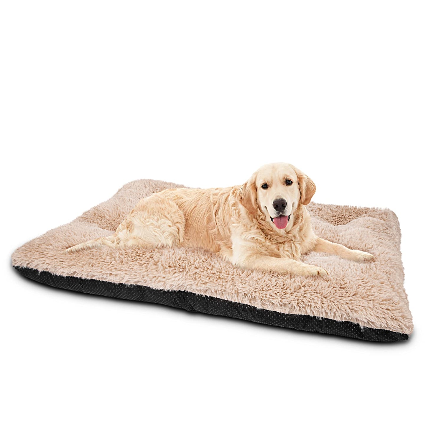 JOEJOY Large Dog Bed Crate Pad, Deluxe Plush Washable Dog Beds Bed