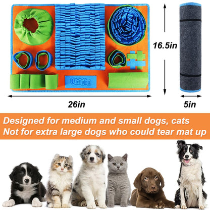 Vivifying Snuffle Mat for Dogs, Interactive Dog Puzzle Toy for Game