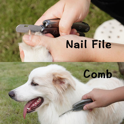 Best Dog Nail Trimmer for Anxiety Sensitive Dog, Silent Sharpest Comb