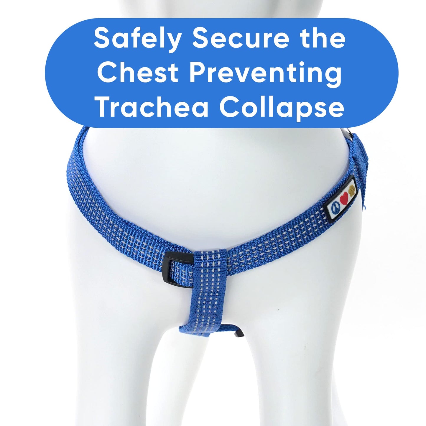 Pawtitas Reflective Step-in Dog Harness Adjustable No-Pull Vest