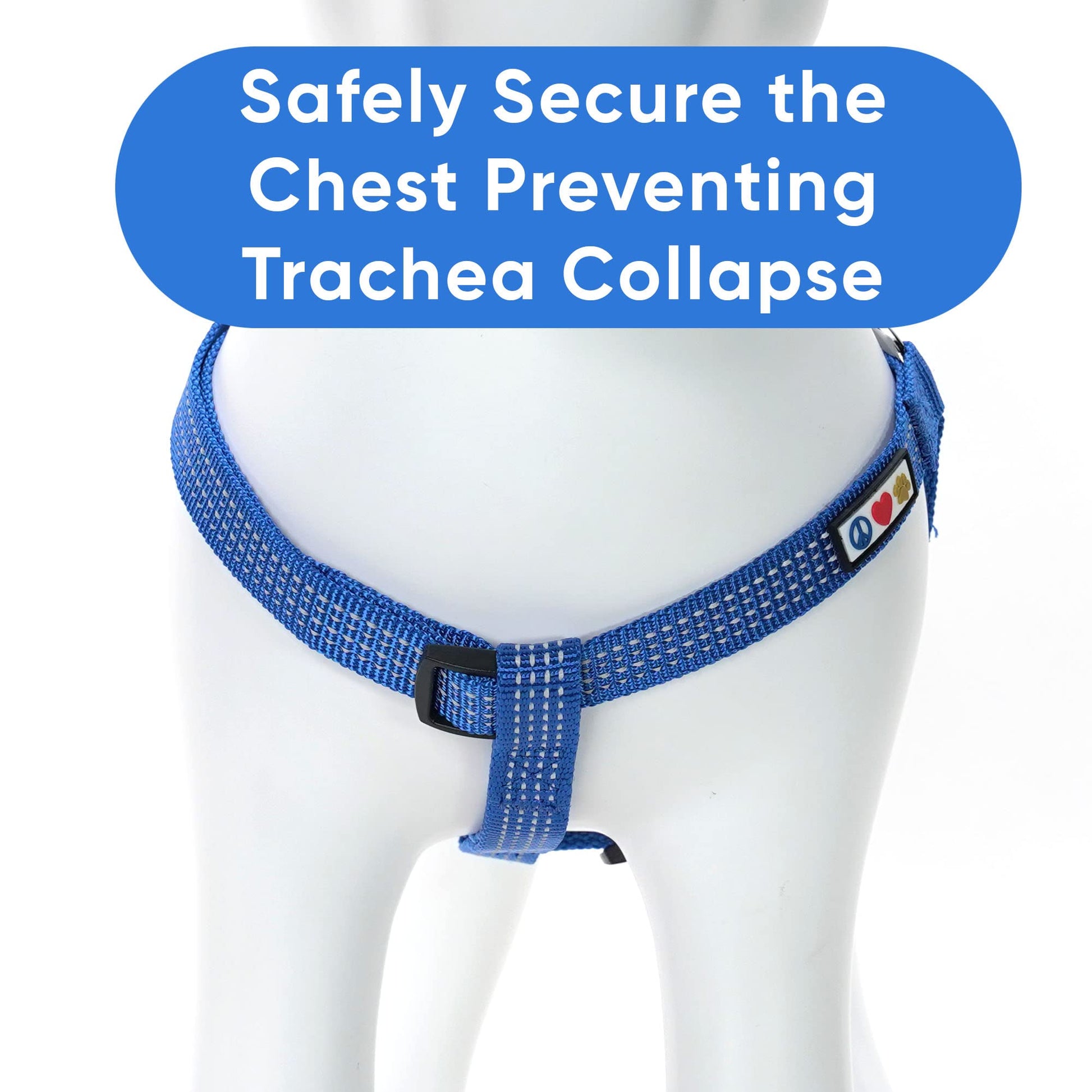 Pawtitas Reflective Step-in Dog Harness Adjustable No-Pull Vest