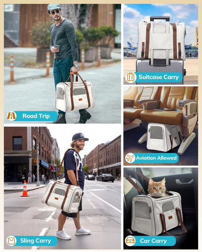 Morpilot Cat Carrier Cat Carrier Soft for Small or Medium Carriers