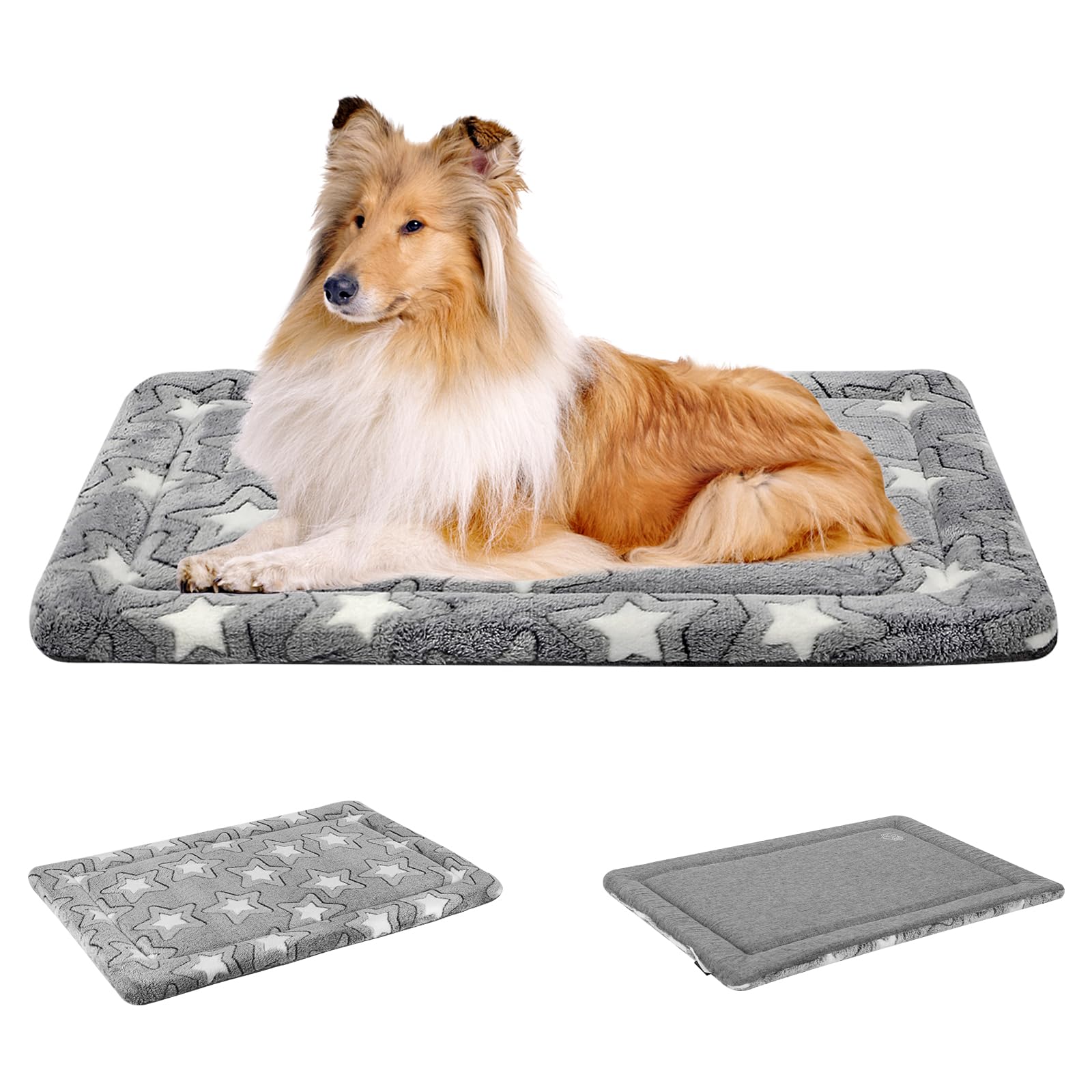 EMPSIGN Fancy Dog Bed Mat, Pet Bed Pad Reversible (Cool Warm), Bed
