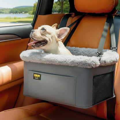 Conlun Dog Car Seat Booster for Small Pet Under Portable Travel Seat