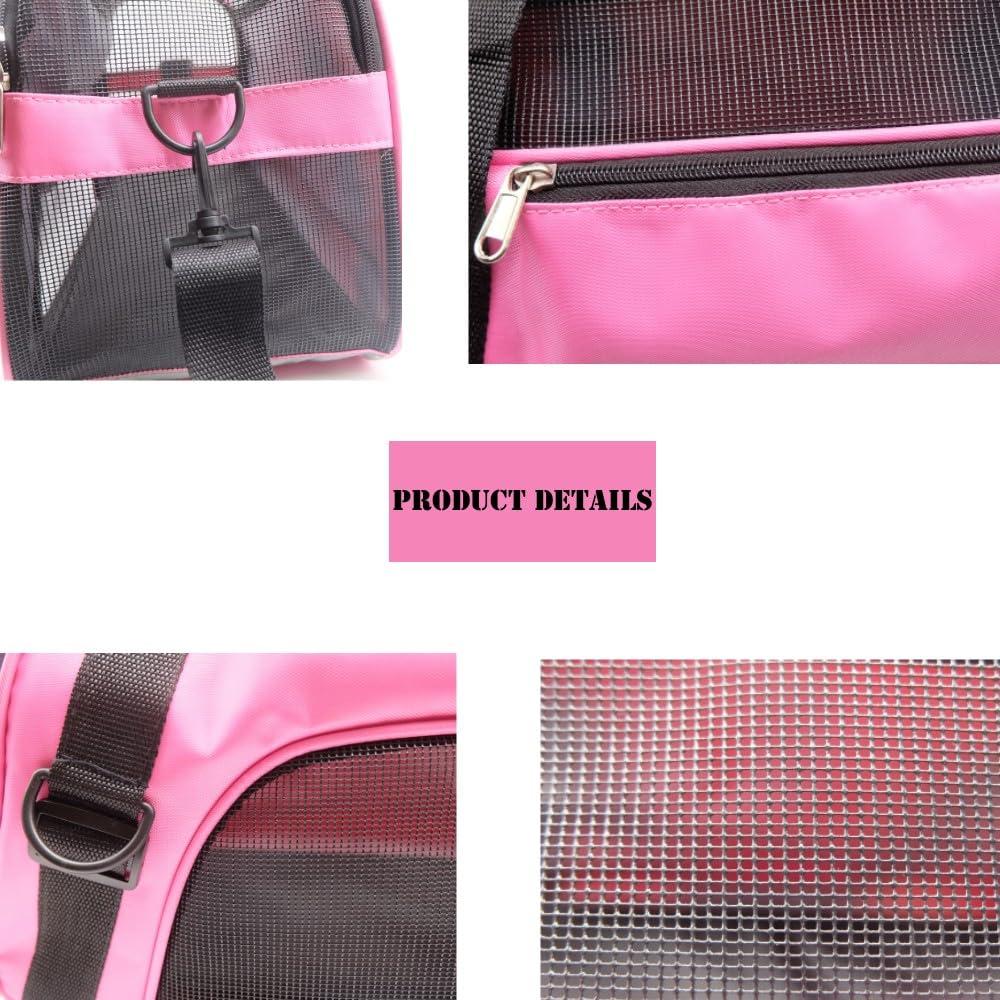 ZaneSun Cat Carrier,Soft-Sided Pet Travel Carrier for Cats,Dogs Bag