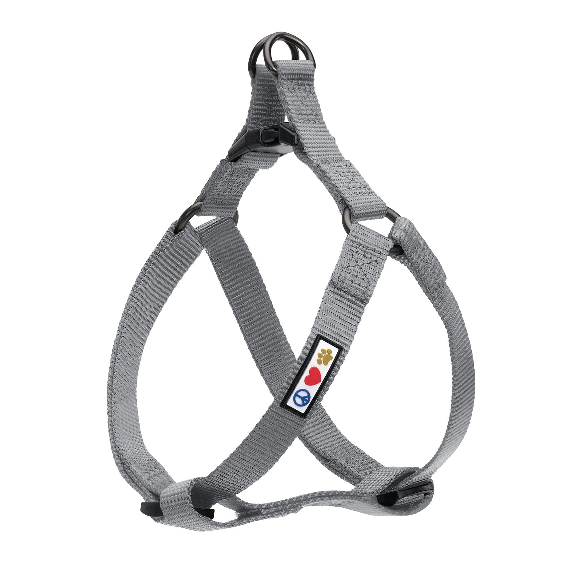 Pawtitas Solid Step-in Dog Harness Adjustable No-Pull Vest for Harness