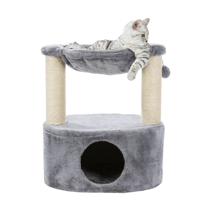 Trixie Baza Grande 24-in Cat Tree, Two Sisal Scratching Posts, Toy