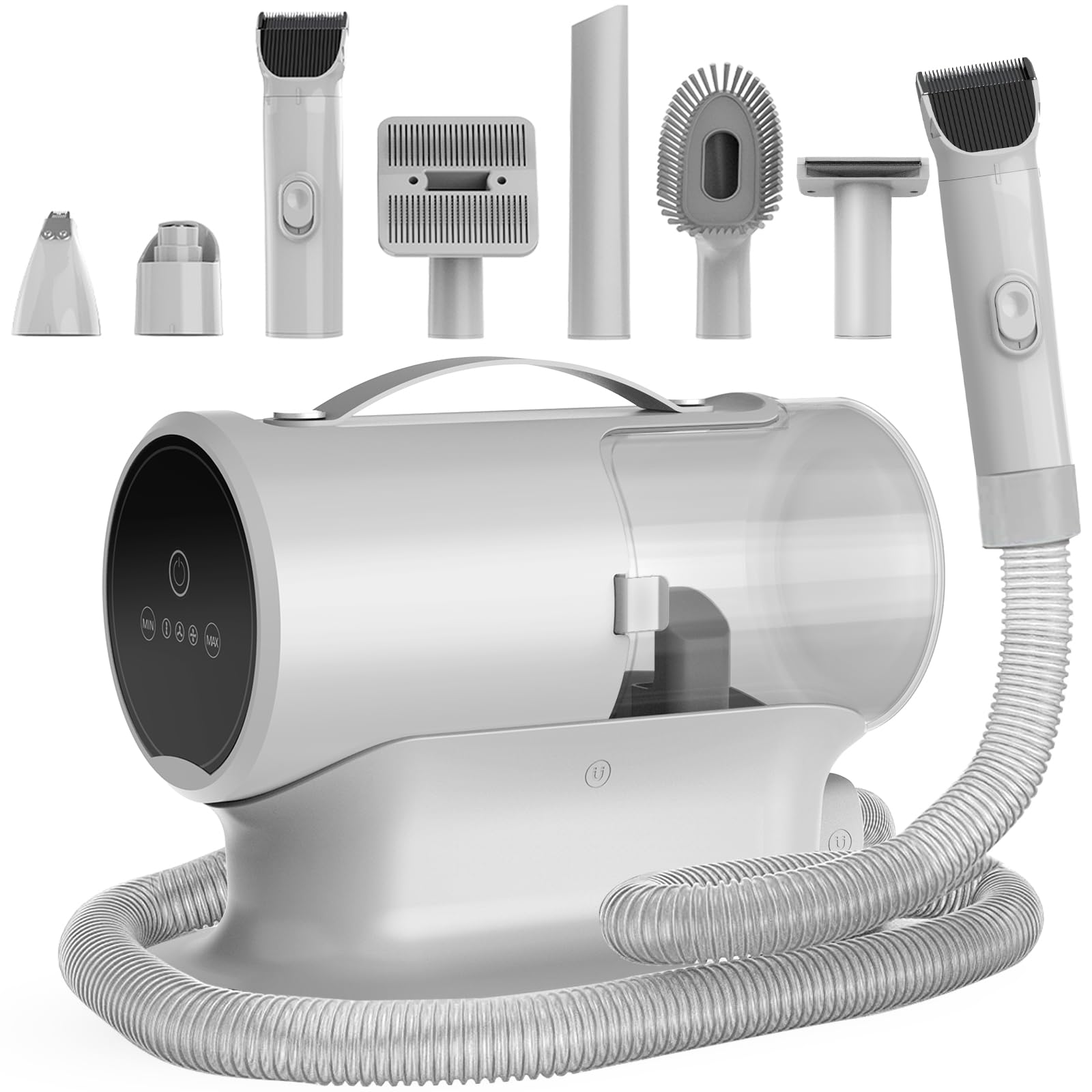 AIRROBO Dog Grooming Vacuum and Kit with Clipper Nail Trimmer Grinder