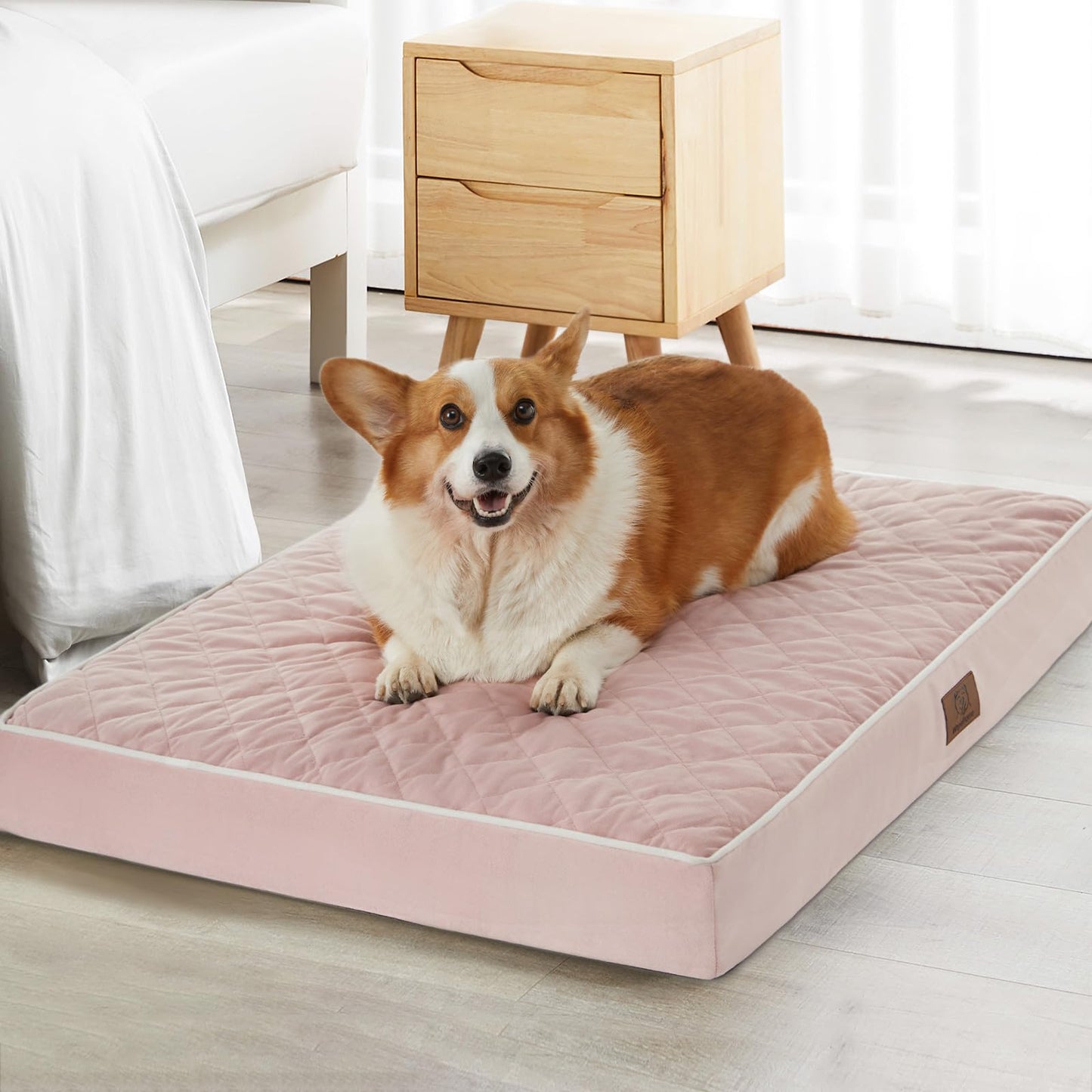 WNPETHOME Orthopedic Dog Bed Medium Size Dog, Waterproof Bed