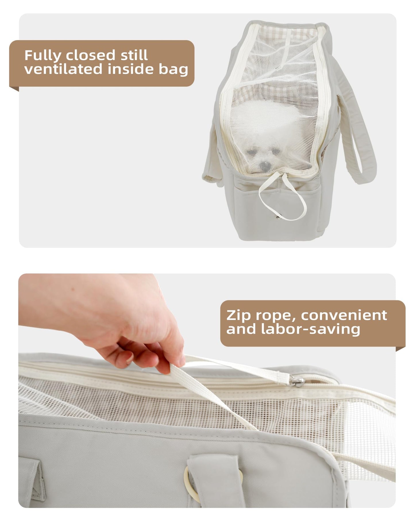 ONECUTE Dog Carrier for Small Dogs Rabbit cat with Large Pockets Bag