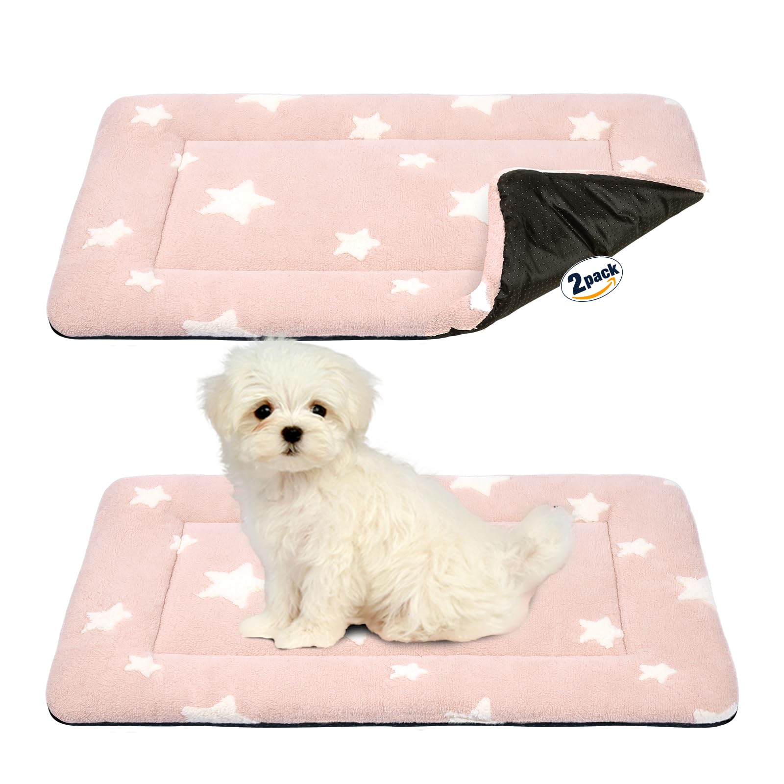 Mora Pets Dog Crate Pad Crate Bed Mat Small Dog Bed Washable Crate
