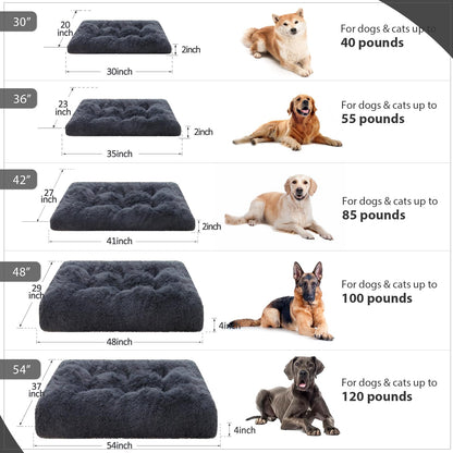 Vonabem Jumbo Dog Bed Washable with Removable Cover Waterproof, Bed