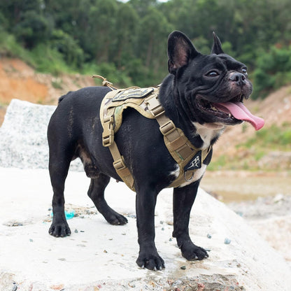 Tactical Dog Harness Vest with Handle, Military Dog Harness