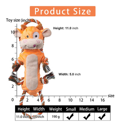 Sedioso Dog Toys, Tug of War Dog Toys for Large Breed, Cute Plush