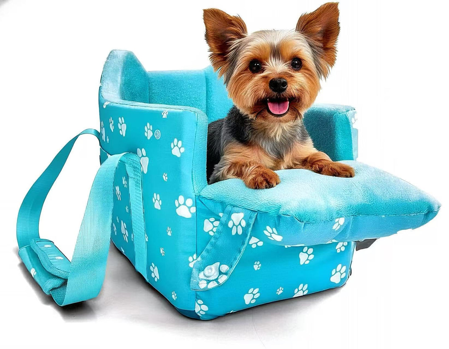 Cullaby Center Console Dog Car Seat for Small Dogs Under Seat