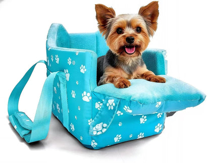 Cullaby Center Console Dog Car Seat for Small Dogs Under Seat