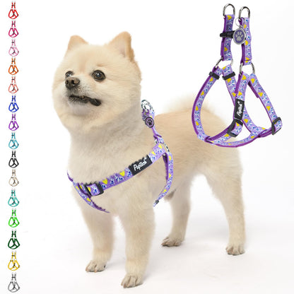 PUPTECK No Pull Easter Dog Harness Soft Adjustable Basic Nylon Harness