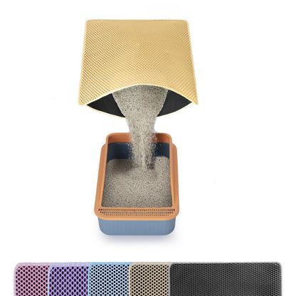 Cat Litter Mats Litter Trapping Mat,Cat Litter Box Mat for Floor Mat