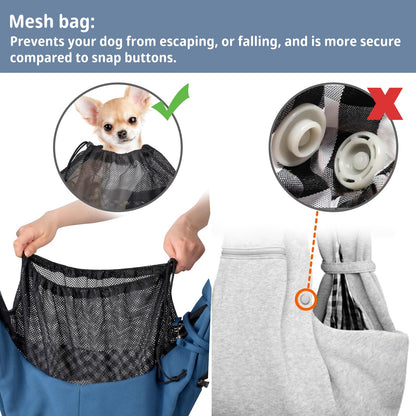 CUBY Dog and Cat Sling Carrier Small Dog Carrier Sling with Adjust Bag