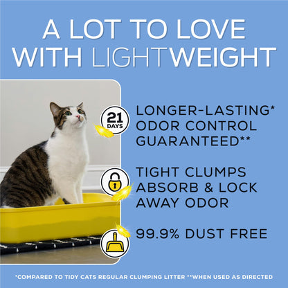 Purina Tidy Cats LightWeight 4-In-1 Strength Multi-Cat, Odor Box