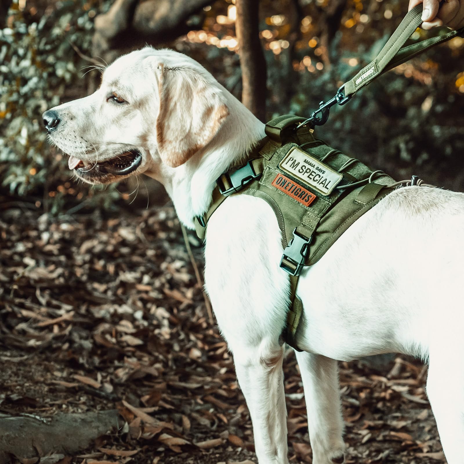 OneTigris Dog Harness, Tactical Dog Harness No-Pull Breathable Harness